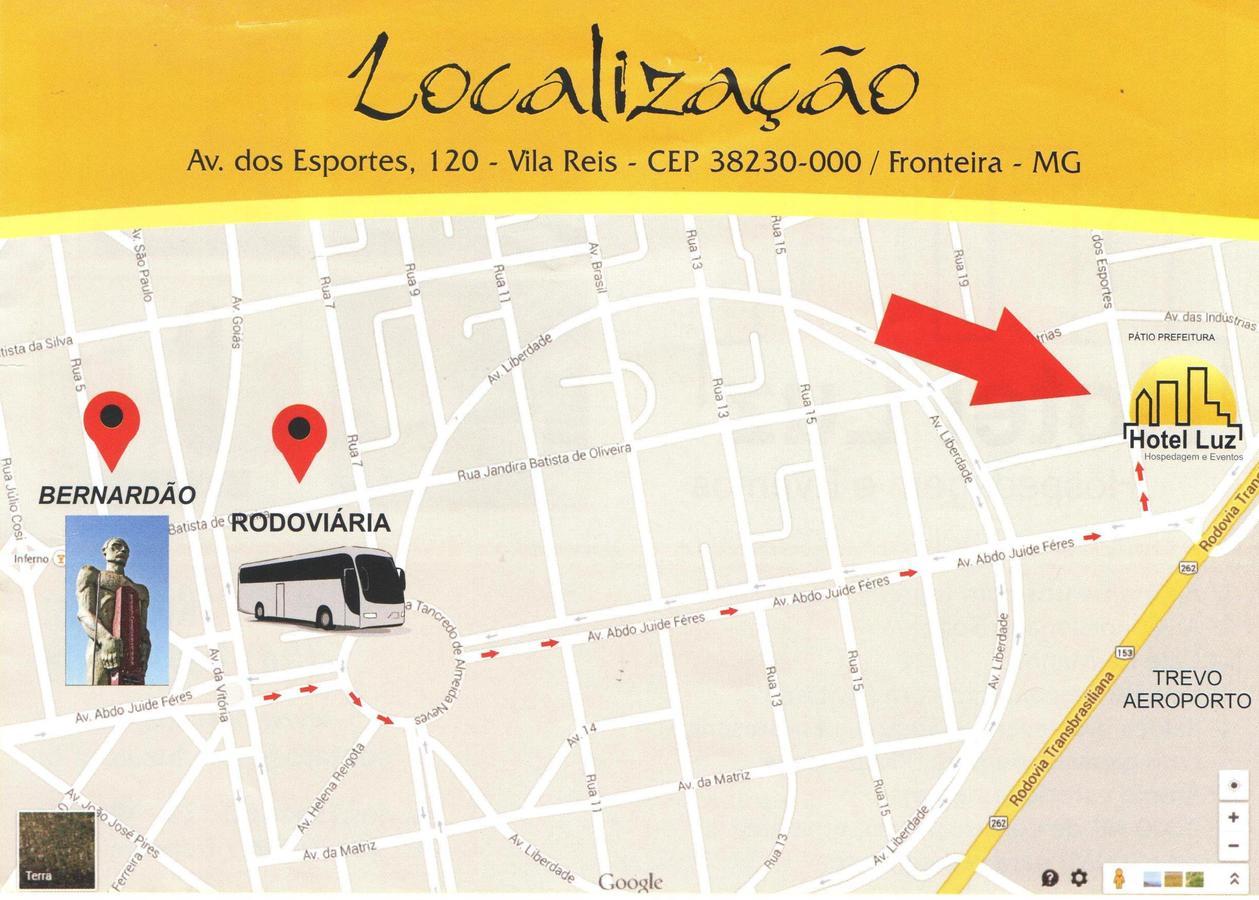 Fronteira Hotel Luz מראה חיצוני תמונה
